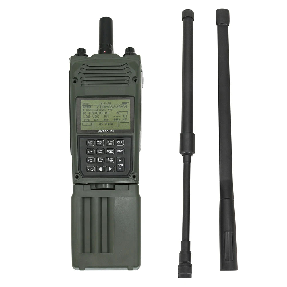 TAC-SKY PRC 163 Radio Dummy Case for Baofen UV5R UV-82，PRC163 Non-Functional Walkie Talkie Model for Tactical Headphones U94 Ptt