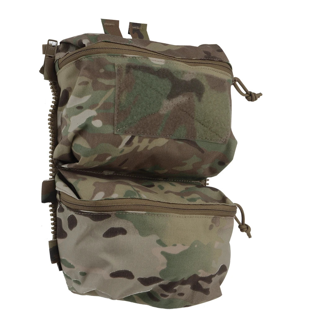 POSEIDON DEFENSE Back Panel Modular Expand Storage Backpack Rucksack Knapsack Double Bag Compatible With FC V5 PC Vest