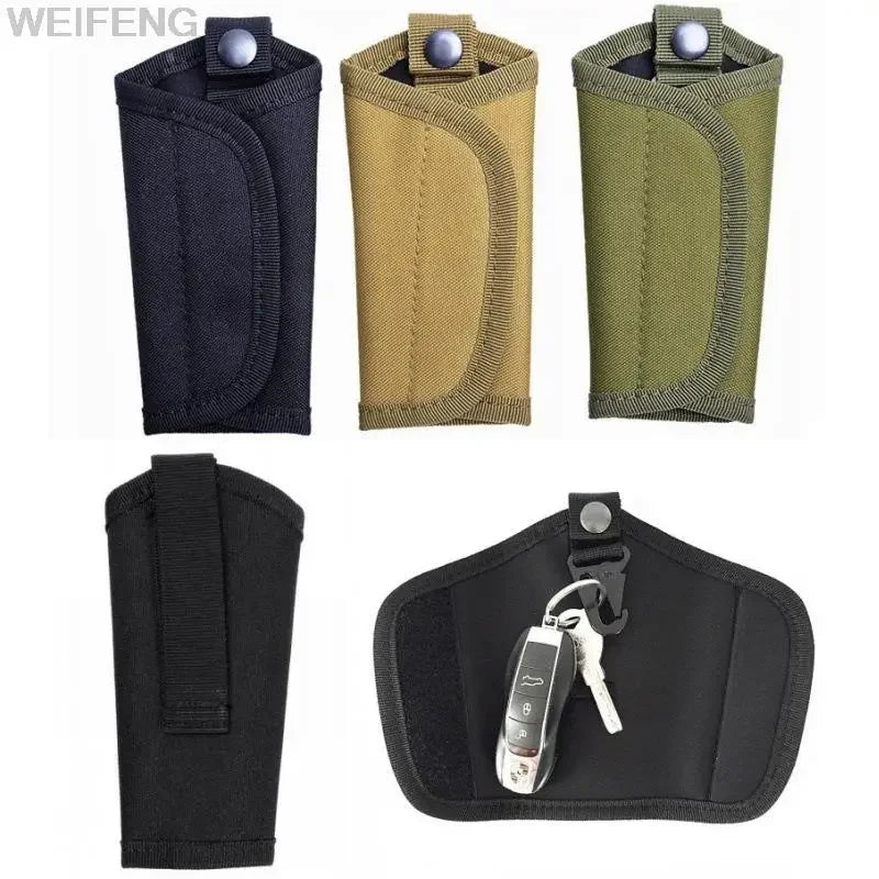 Outdoor Pouch Waist Pack Belt Small Pocket Keychain Holder Case Waist Key Pack Bag Tactical EDC Pouch Key Wallet