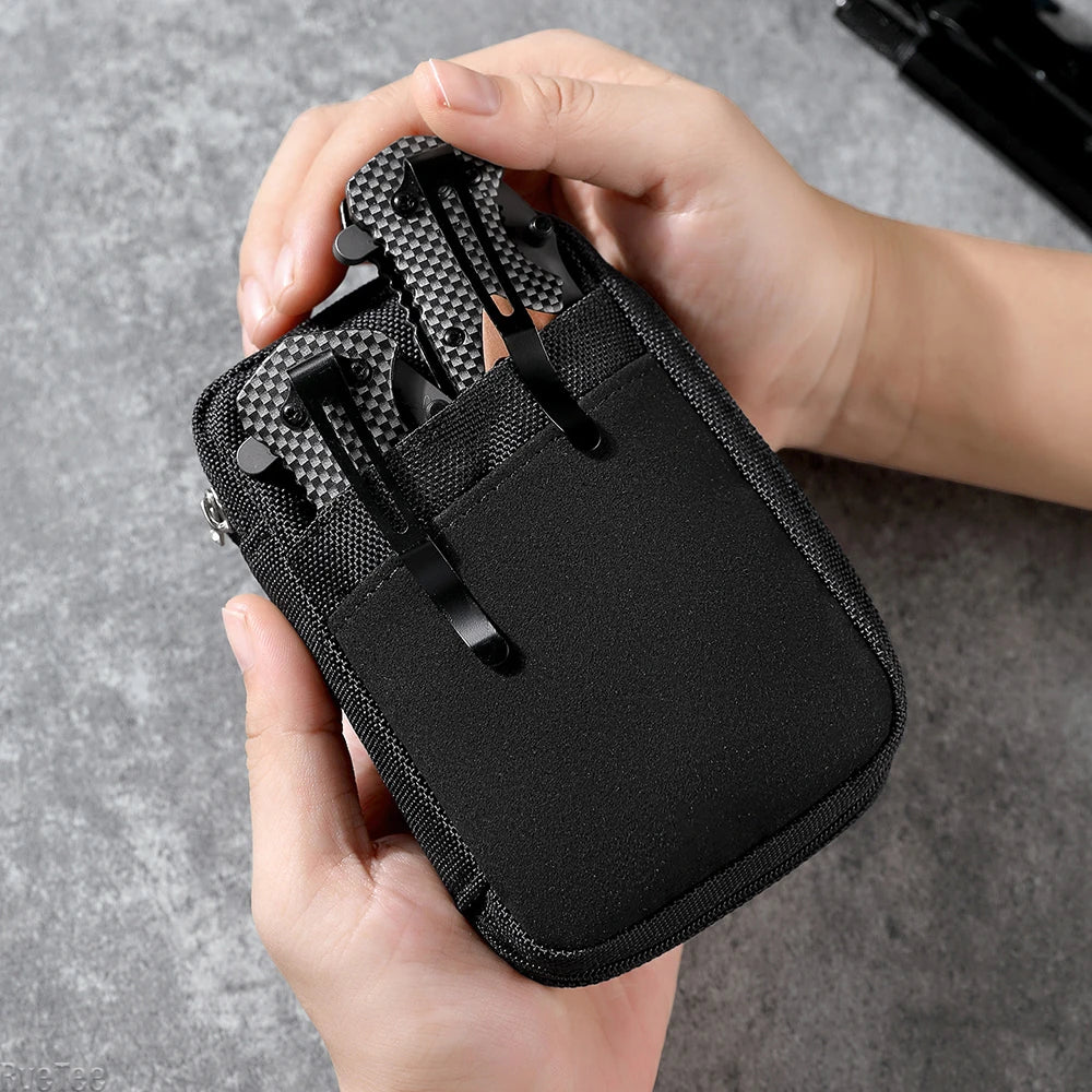 Outdoor EDC Organizer Pouch Pocket Tool Bag for Men Utility EDC Gear Multitool Camping Hiking Hunting Storage Bag tool bag
