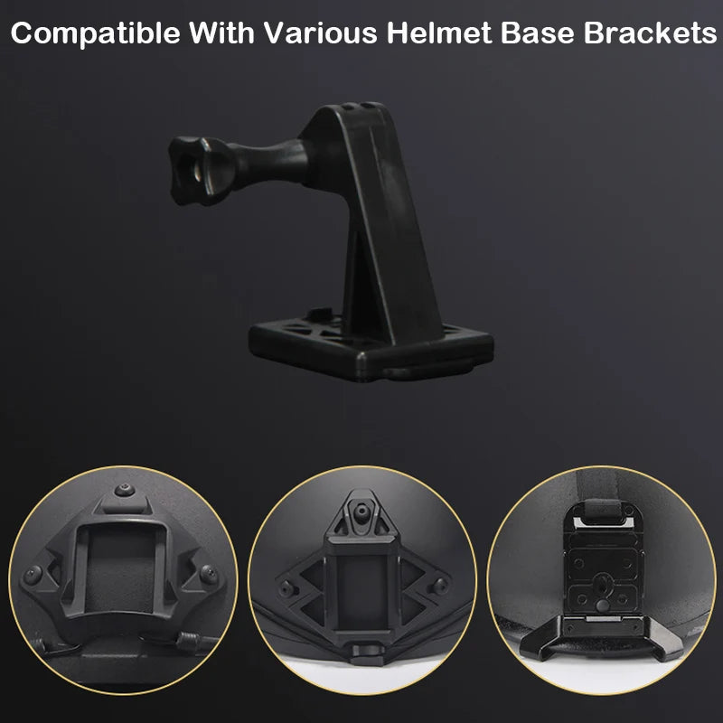 Tactical Helmet Adapter Stand Front Action Camera Fixed Install Mount for Gopro Hero Airsoft Helmet Accessories