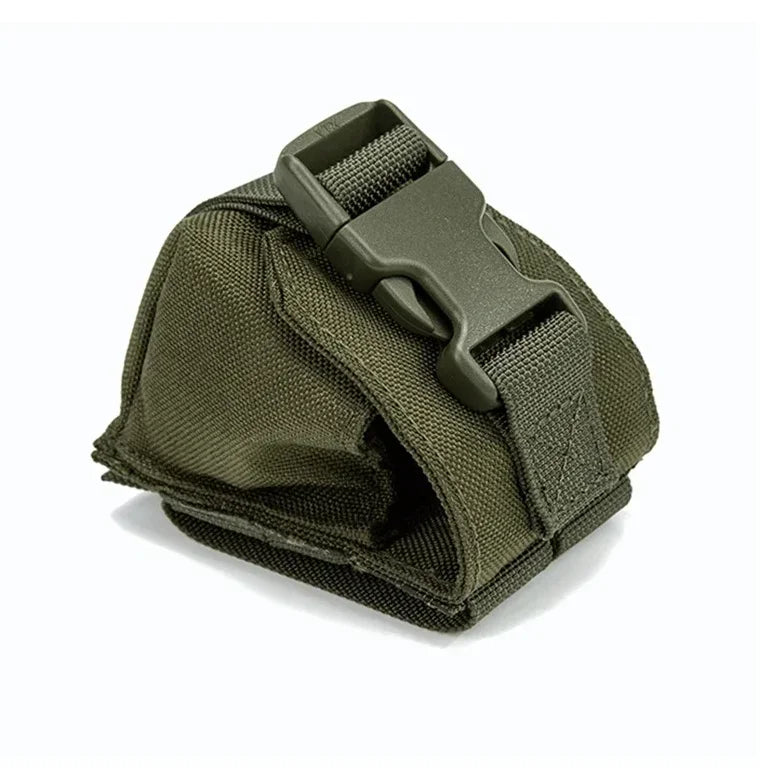 Tactical Molle Grenada Pouch Single Frag Grenade Pouch with Hook and Loop Design Magazine Pouch