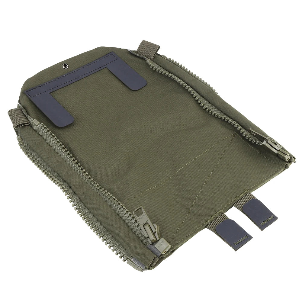 Hydration Bladders Back Panel for V5 Plate Carrier Water Pouch Tactical Vest Adapter Molle Pocket No.10 YKK Zipper Nylon