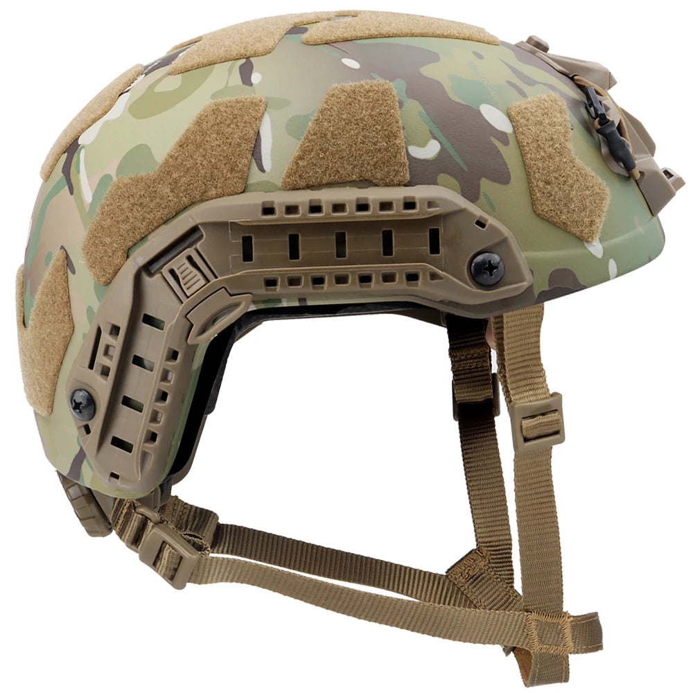 Tactical CS Game Ballistic Helmet, FAST High Cut Helmet, Airsoft Paintball Shooting Training Safety Protection Helmets Thicken