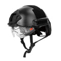 Emersongear Tactical Helmet With Protective Goggle Glasses Combat Hunting CS Anti-fog Helmet Protective Eyewear Helmet EM8820