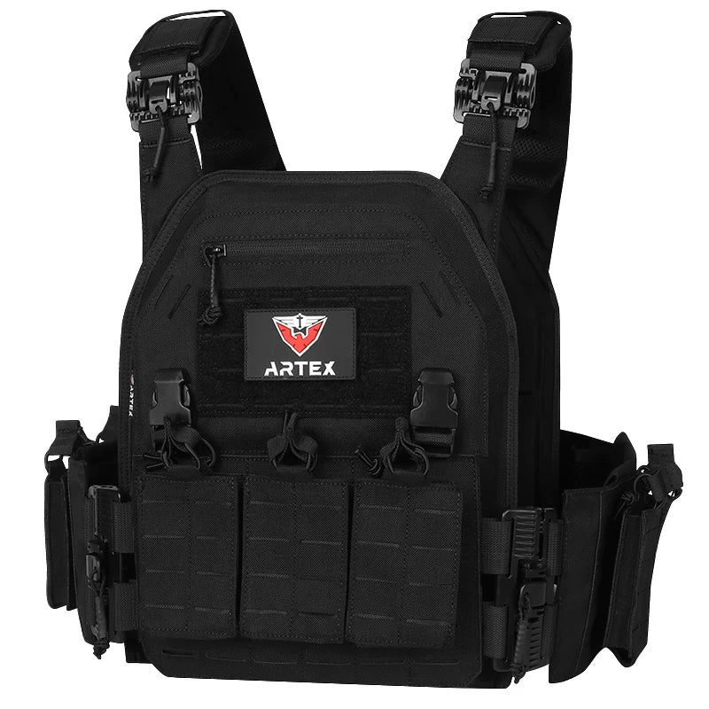 Artex Multi-functional  Fan Laser Quick Release Molle Tactical Vest 6094 Airsoft Tactical Vest Equipment Plate Carrier 8123