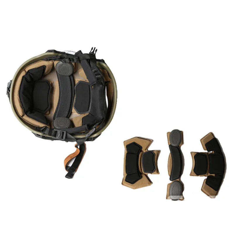 TWF EX Ballistic Helmet, Impact Resistance, Tactical Airsoft Helmet, Wendy 2.0, Protective Helmet