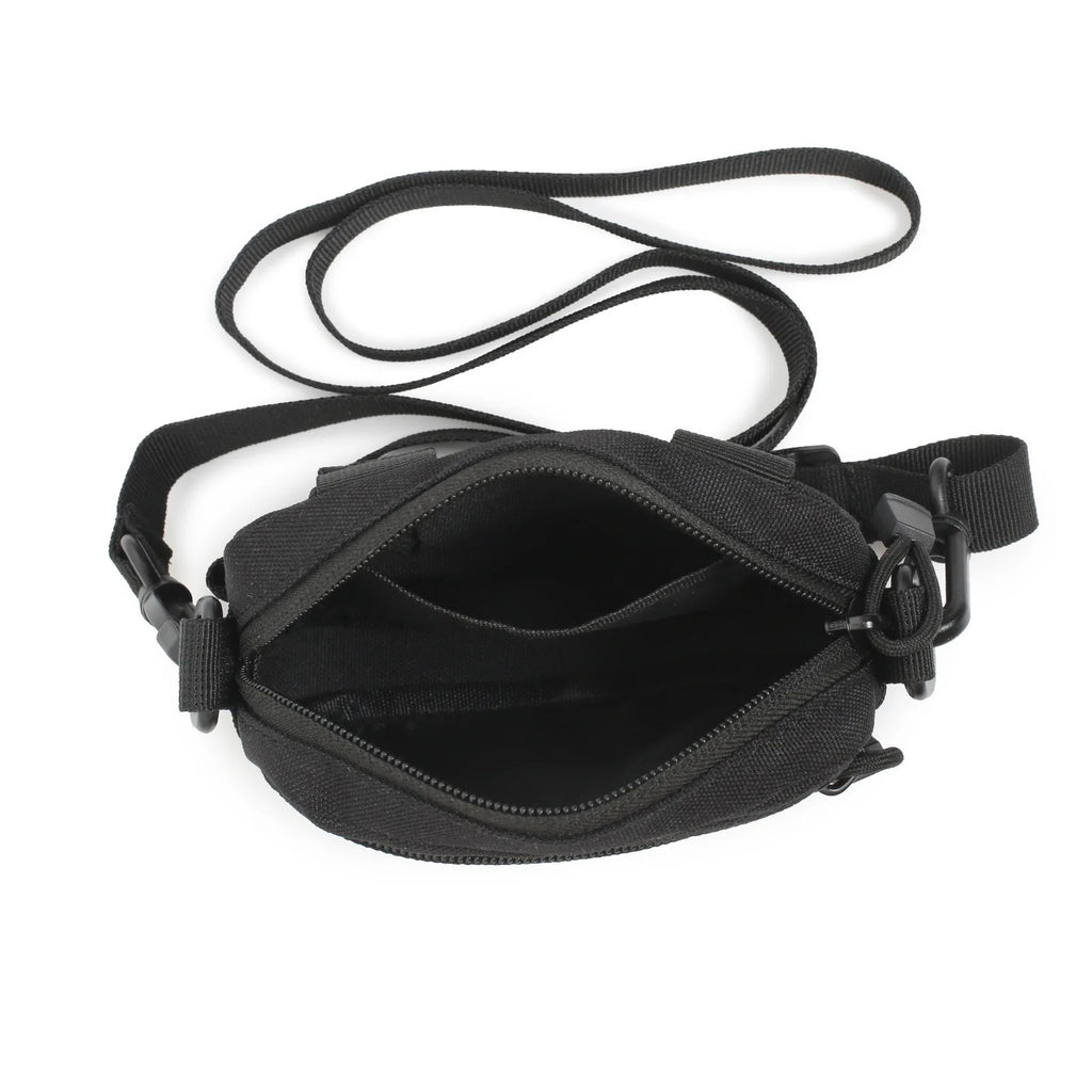 Compact Tactical Crossbody EDC Pouch 600D Nylon Molle Waist Pack Shoulder Bag Organizer for Daily Essentials & Gadgets
