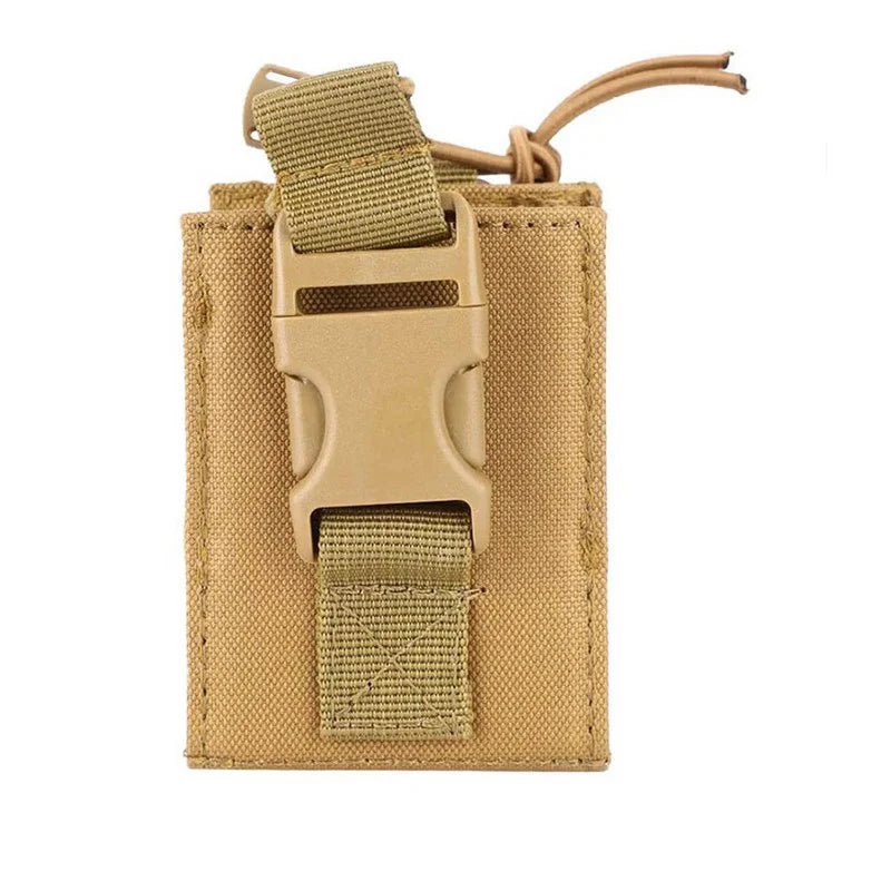 Tactical Walkie Talkie Pouch Oxford Molle Radio Pouch Holder Pocket Portable Outdoor Hunting Sports Waist Bag Interphone Holster