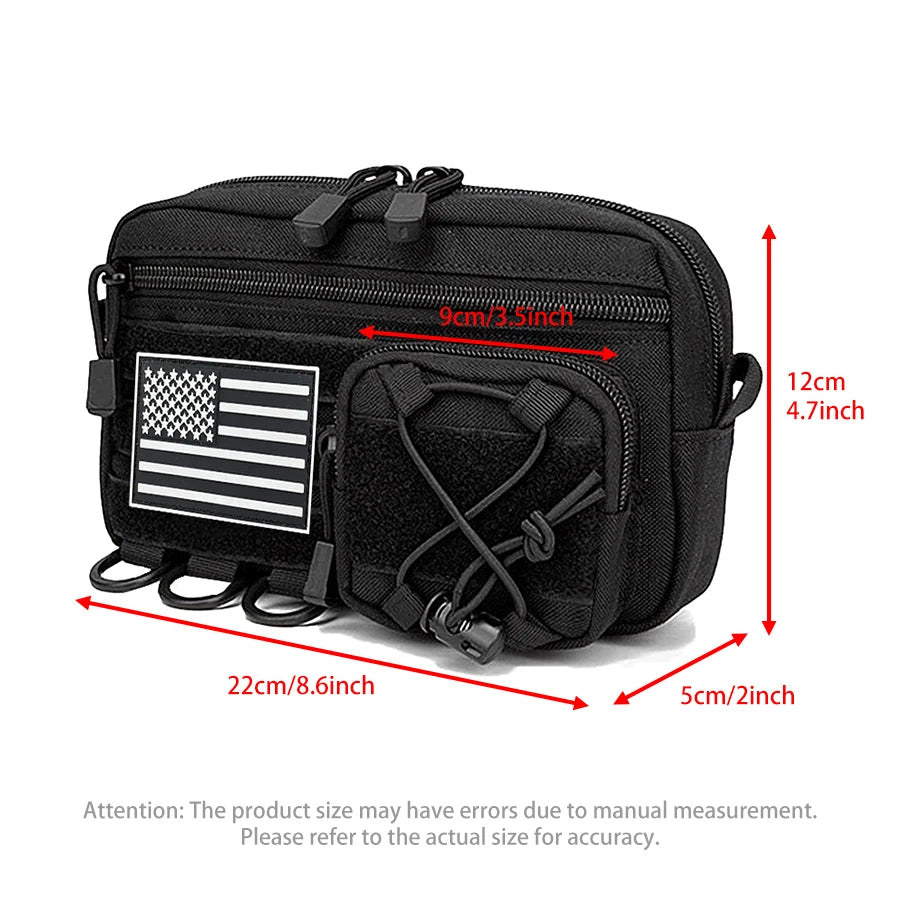 Portable accessory pack, multifunctional outdoor mountaineering waist bag
