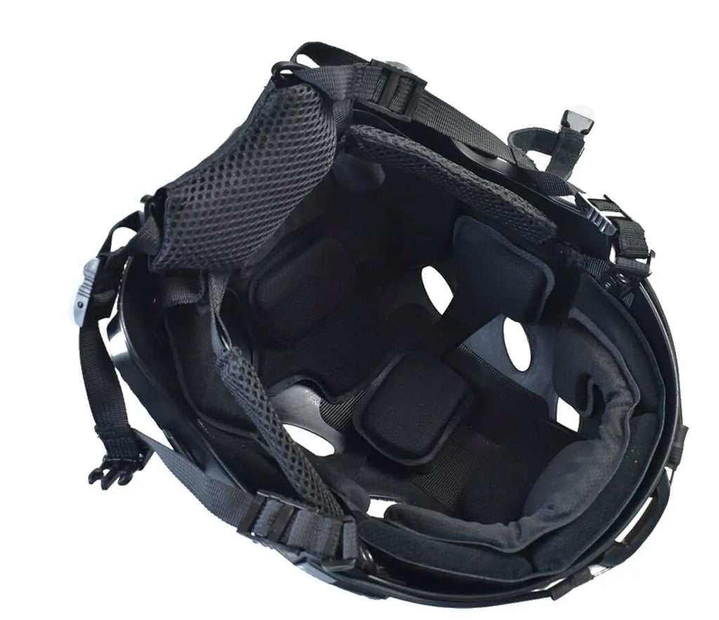 BOOIU Combat Helmet Liner System Padding Kit and Chin Strap Adjustable Dial Suspension System with Bolts Screws Hunting Explorer
