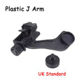 BOOIU Tactical MICH FAST Helmet Mount J Arm For NVG PVS-14 PVS-7 Monocular Night Vision J Arm Mount Adapter Helmet Accessories