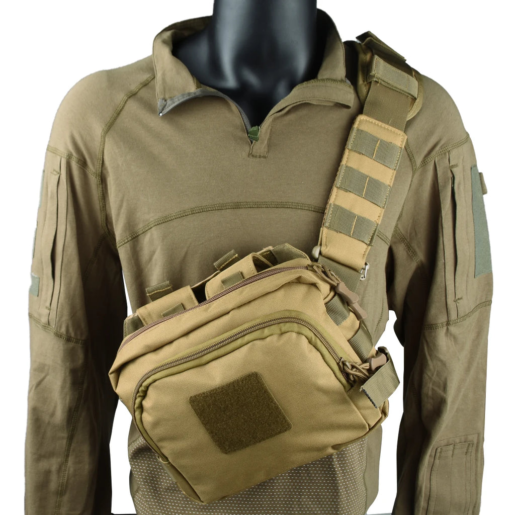 Tactical Bag Crossbody Bag Messenger Nylon Range Bags AR M4 Magazine Pouch Storage Bag Crossbody Pack