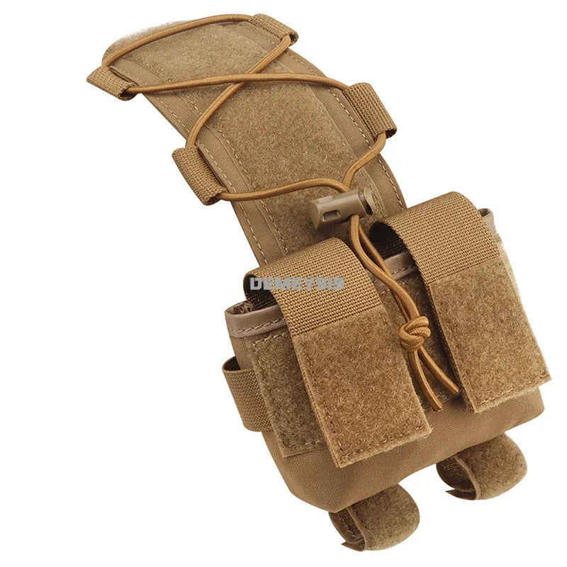 Tactical Helmet Battery Pouch MK2 Battery Pack Helmet Counterweight Pack Outdoor Airsoft Hunting FAST Helmet Accessories
