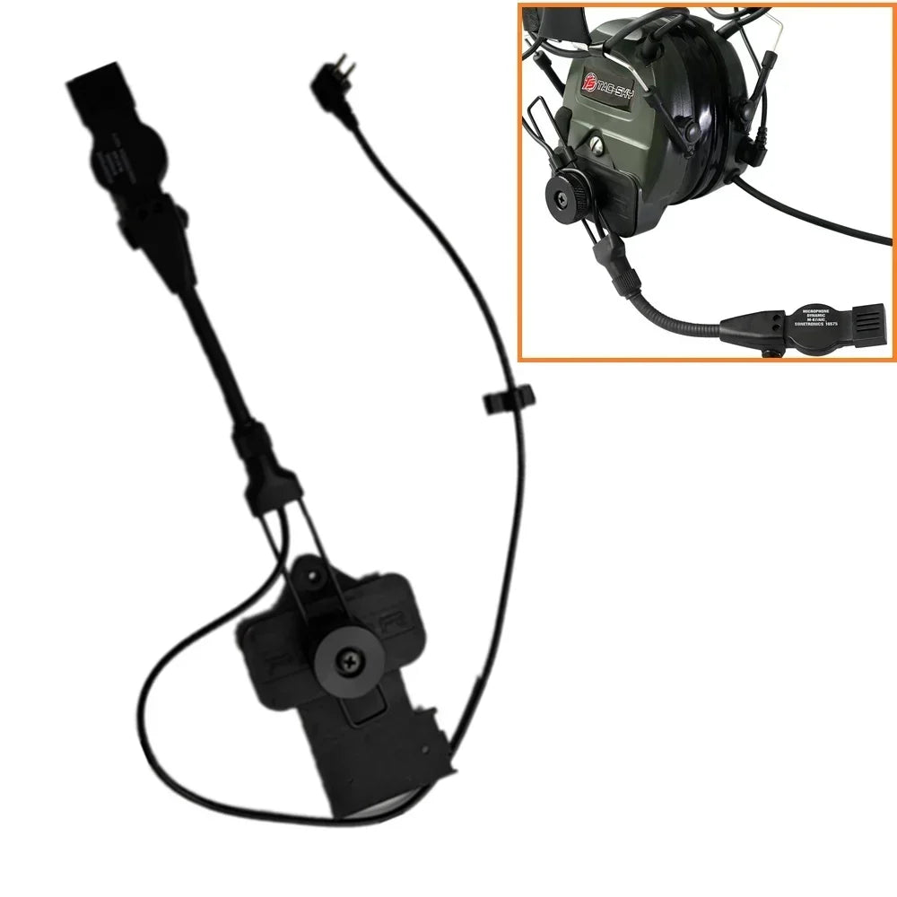 M87 microphone is suitable for COMTA I /TCI LIBERATOR I tactical shooting headset