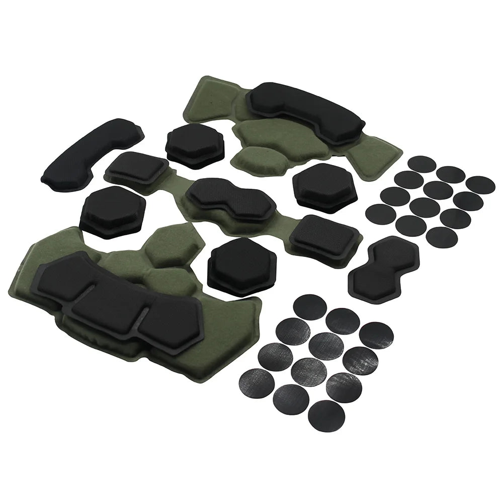 VULPO Tactical Helmet Gen4 Memory Foam Pad Airsoft Paintball Helmet Protective Pads Internal Mat For Wendy Fast MICH ACH Helmet