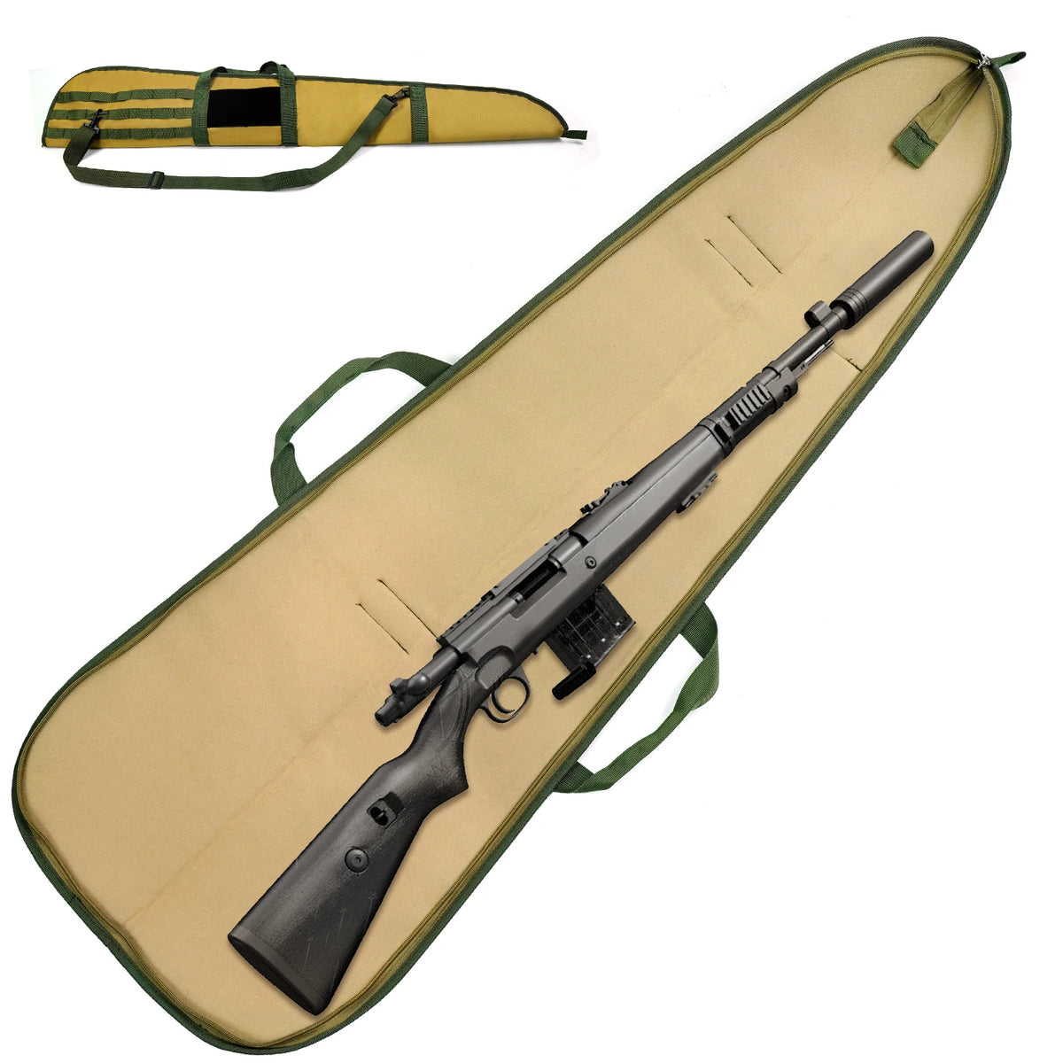 Outdoor Tactical Gun Bag Rifle Bag Multifunctional 1.29m Long One-Shoulder Shockproof Professional Sports Fishing Bag
