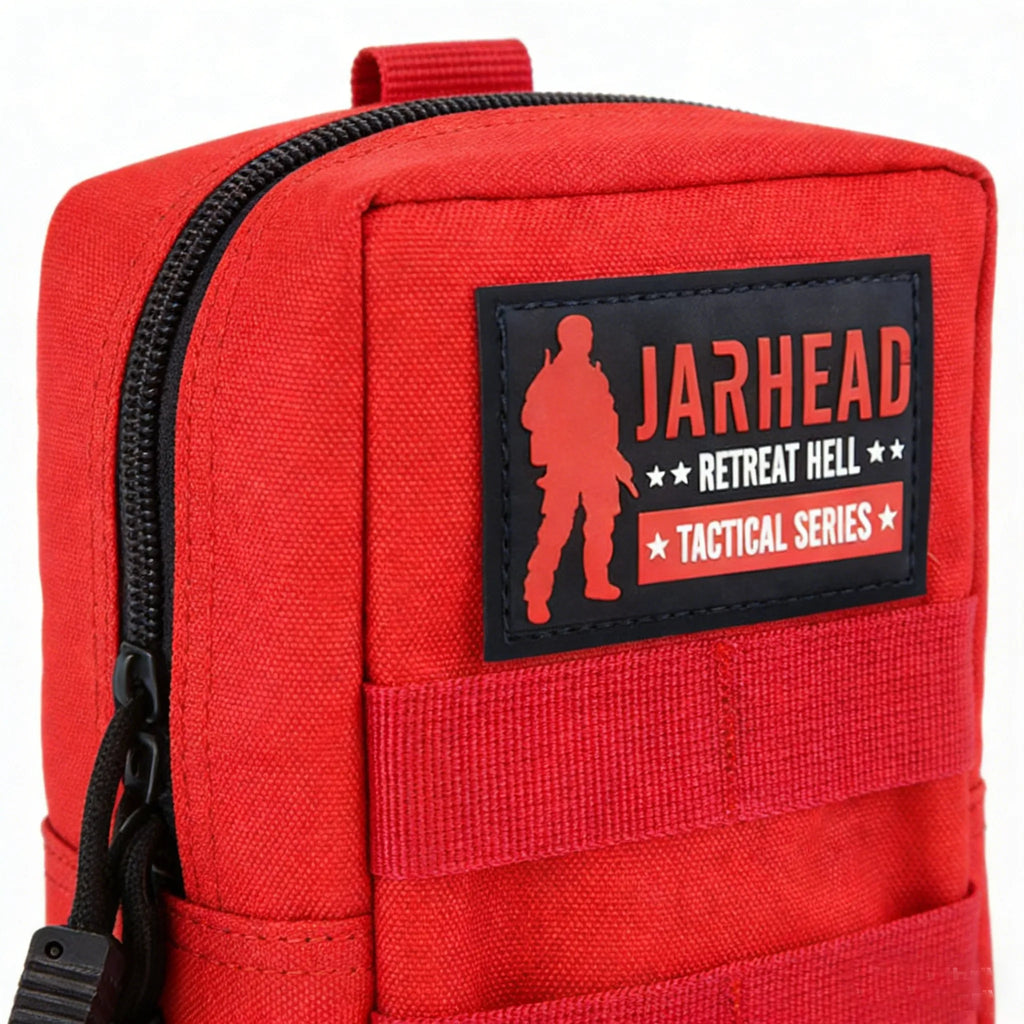 Waterproof Waist Bag EDC Tool Vest Pouch Mobile Phone Bag Tactical Outdoor Sport Hunting Travel Belt Pouch With PVC Patche