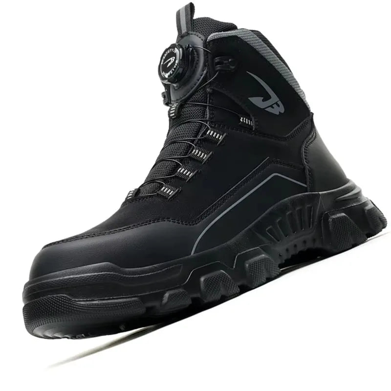 New Fashion 2025 Men Work Safety Boots Sneakers Lightweight Comfortable Anti Slip Wear-resistant Labor Shoes Male Footwear