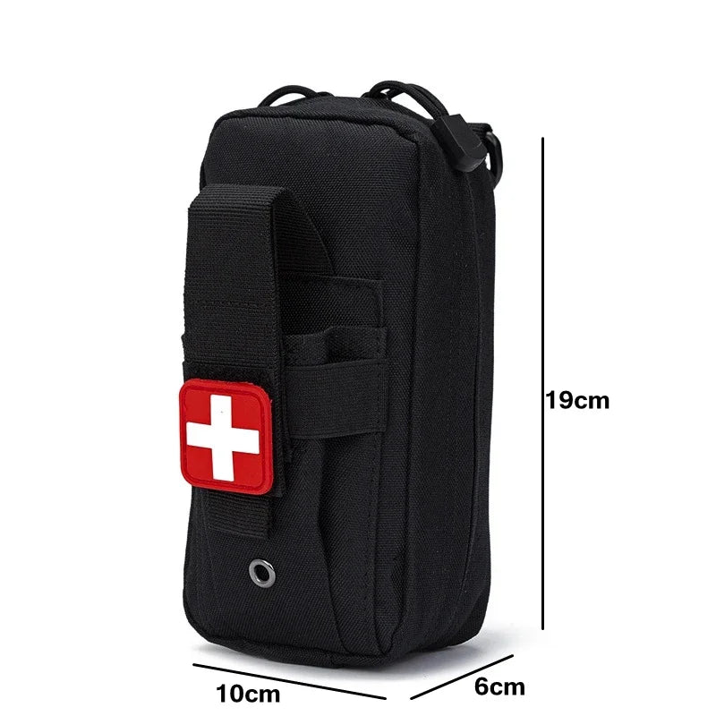 Molle Medical Pouch Tourniquet Holder Tactical First Aid Pouch Trauma Kit Pouch Emergency EMT Med Kit for Camping Hiking
