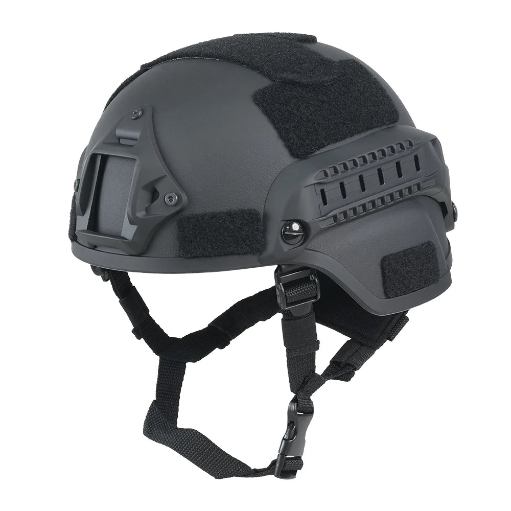 BOOIU Tactical Helmet MICH2000 ABS MH High Cut 53-55CM Airsoft Helmet Hunting Outdoor Sports CS Protect Equipment Gear
