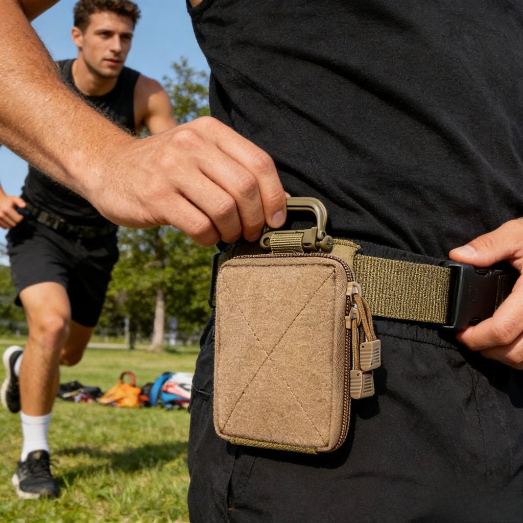 Thickened outdoor tactical portable Molle EDC storage bag, medical classification first aid kit, outdoor hunting tool kit