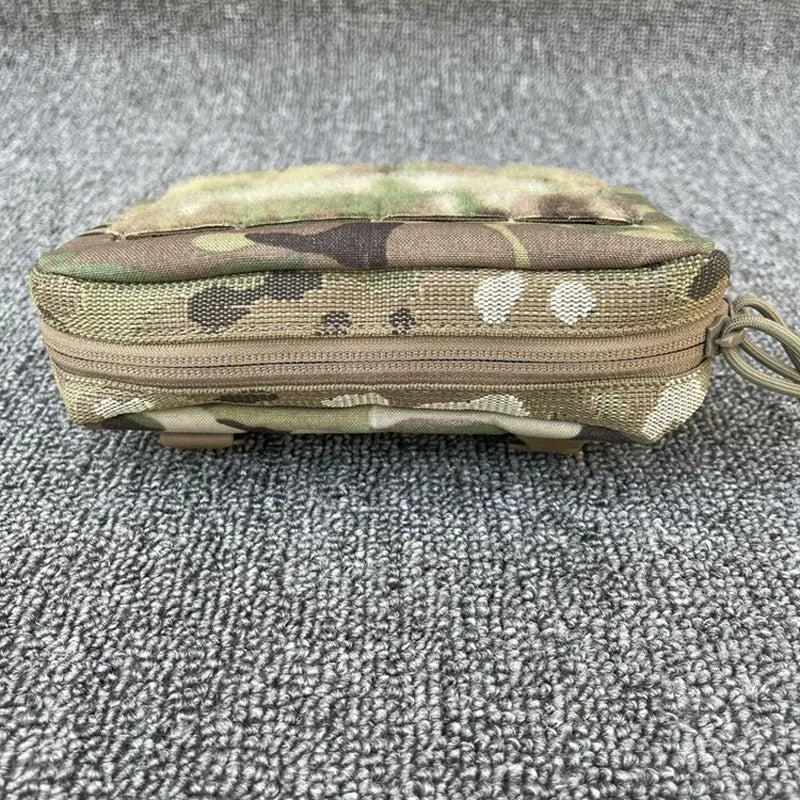 Tactical Map Pouch Airsoft Multicam 500D EDC Molle Admin Bag Combat Gear Outdoor Hunting Tool Storage Bag
