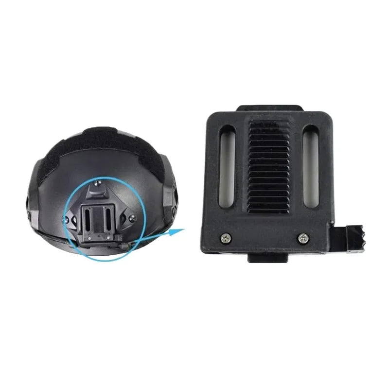 Tactical Style Sports Helmet Mount Adapter for Action Cameras Compatible with GoPro Hero 12 11 10 9 8 7 6 5