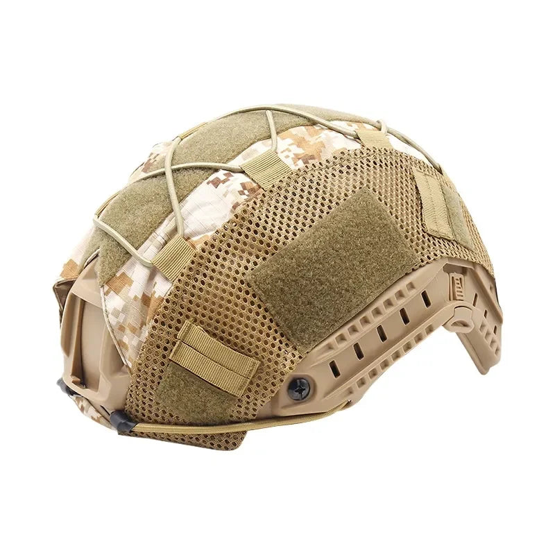 Tactical Helmet Cover for Outdoor Sports Compatible with FAST Helmet Tactical General Helmet Cover Camo Design