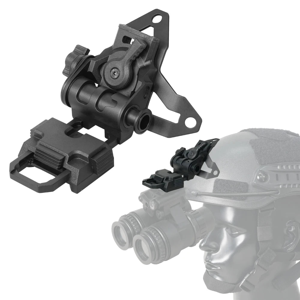 BOOIU Tactical Metal L4G69 NVG Mount Bracket Holder Night Vision Goggle Mount Adapter For PVS14 PVS15 PVS18 Helmet Accessories