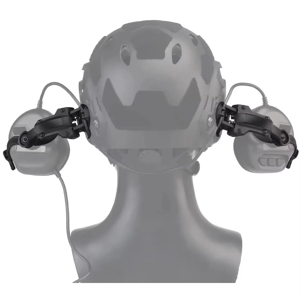 Tactical Headset Stand ARC Helmet Headphone Adapter Multi-angle Rotation Helmet Rail Adapter Kit Fit OPS Core ARC Rail