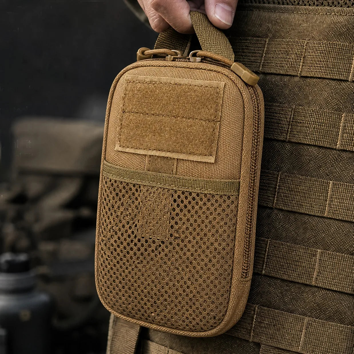 Outdoor EDC Pocket Tools Bag Molle First Aid Kit Sport EMT Pouch Utility Small Waist Pack Hiking Camping Hunting Accessories