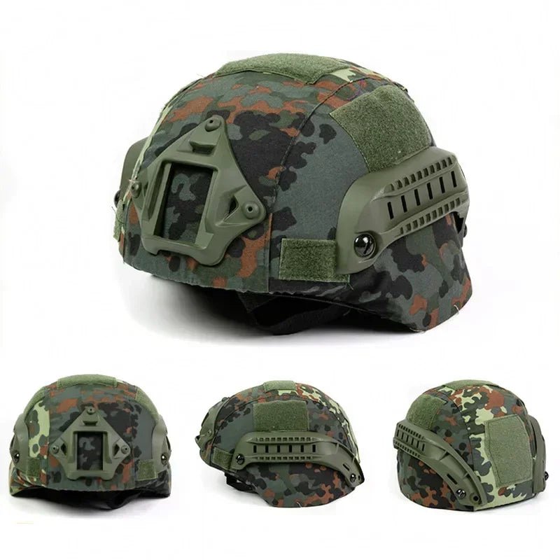 Tactical MICH2000 Helmet Cover Hunting Airsoft Camouflage Protective Helmet Cloth Cover Outdoor Shooting Sports Helmet Accessory