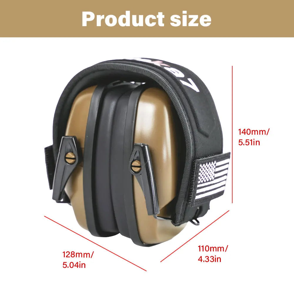 Ear Muff Outdoor Sports New lectronic Shooting Earmuffs Tactical Impact Sound Amplification Headset Ear Protection Anti-noise