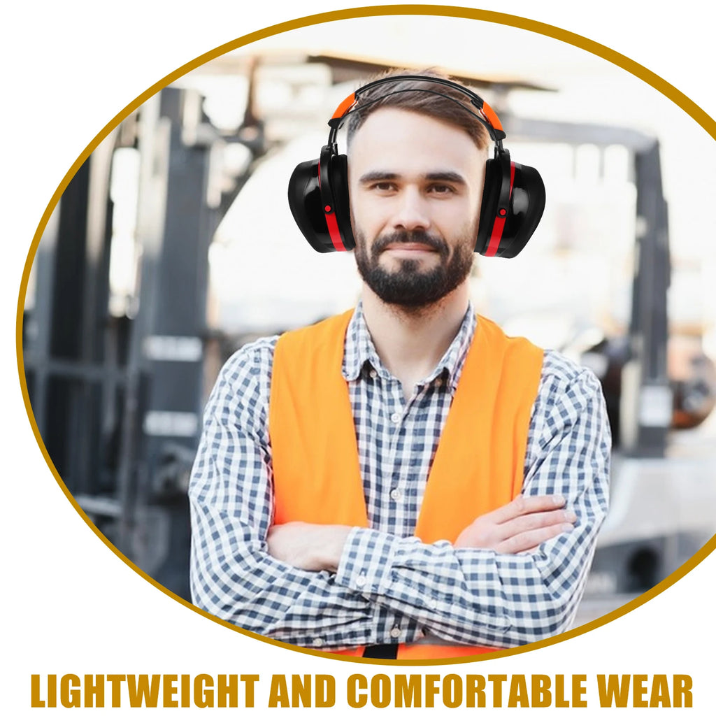 Noise Canceling Headphone Over Ear Adjustable Hearing Protection Earmuff For Industrial Use And Sleep Soundproof Noise Reduction