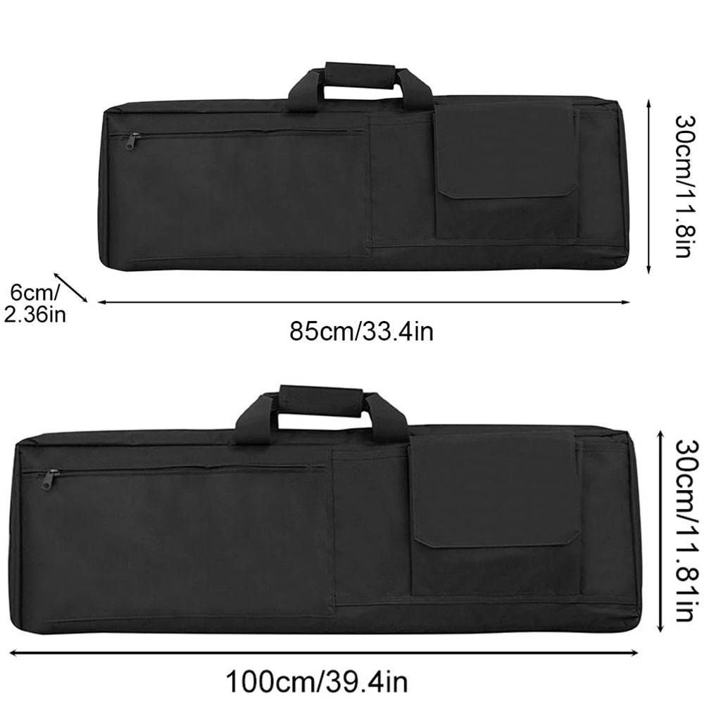 85/100cm Rifle Case Soft Padded Hunting Gun Bag Tactical Shooting Range Bag Sling Backpack for Rifle Transportation Case