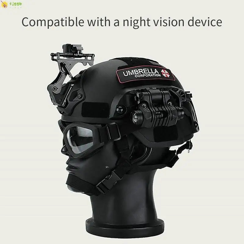 Military Helmet Kids Adults CS War Gaming Cosplay Outdoor Sports ABS Thickened Camouflage Army Helmet Head Protective Equipment