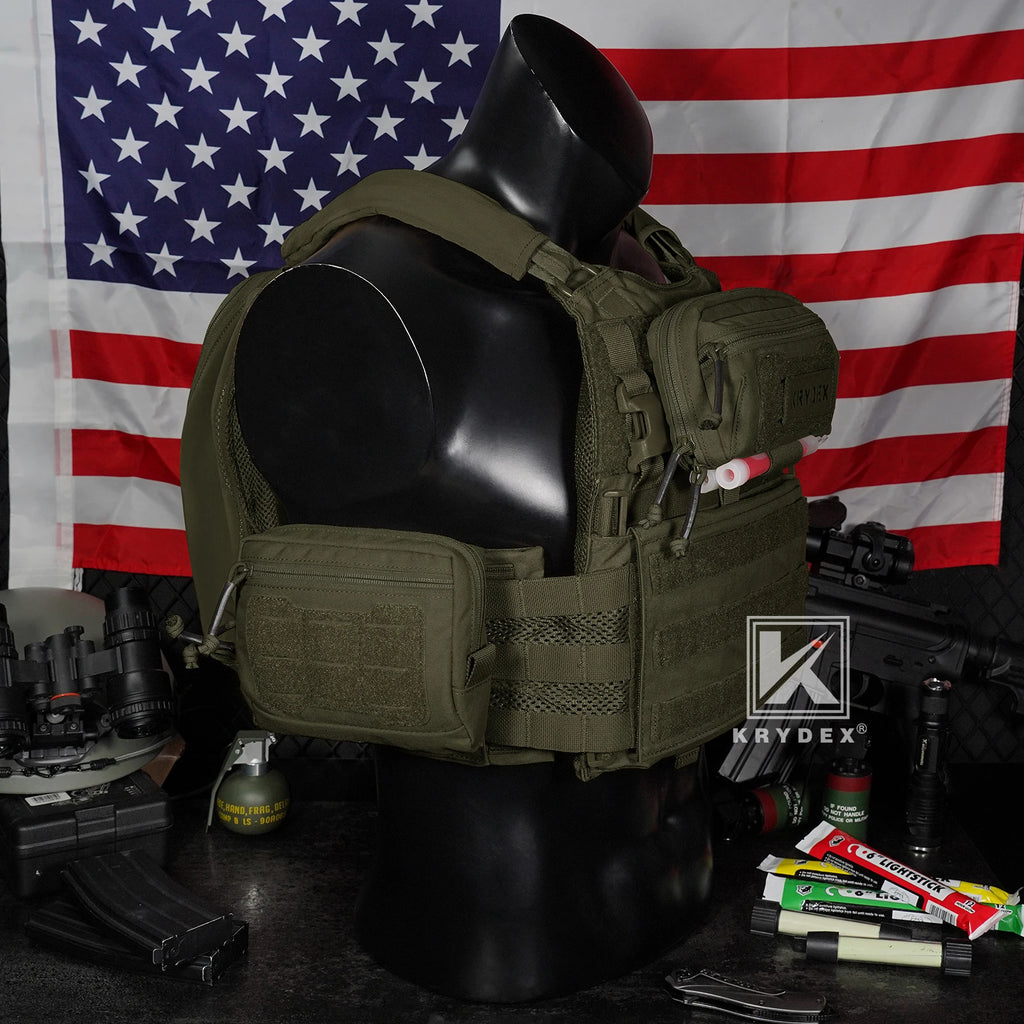 KRYDEX Tactical GP Pouch Utility EDC MOLLE Storage Bag General Purpose Pouch For Chest Rig Vest Duty Belt Backpack
