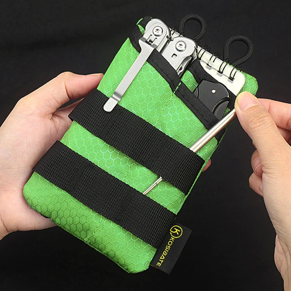 EDC Tactical Tool Bag Foldable Mini EDC Pouch Sundries Bag Phone Pouch Key Card Case Organizer Waist Wallet Molle Shoulder Bag