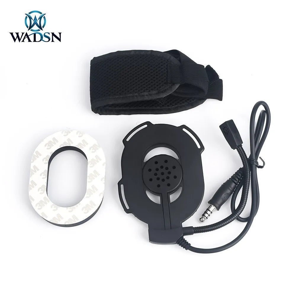 Wadsn Tactical Game Shooting Communication Headphone Bowman Elite II Headset U94 PTT for Kenwood Baofeng UV-5R Radio