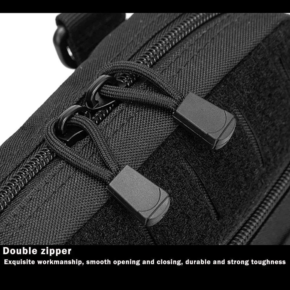 Tactical Molle EDC Pouch Outdoor First Aid Kit Pouch Waist Pack Emergency Utility Tool Pouch Hunting Bag For Camping Hiking