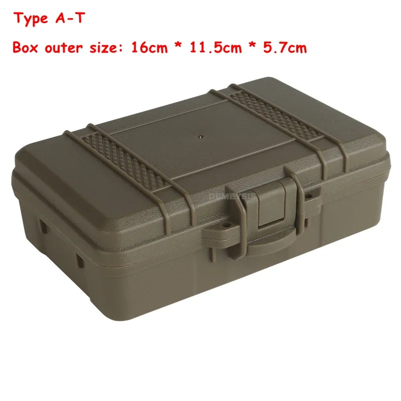 Tactical Equipment Outdoor Shockproof Protection Storage Box Shooting Hunting Laser Box Versatile EDC Flashlight Hard Case