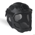 EVA Pro Airsoft Helmet Full Face with Breathable Steel Mesh Night Vision Mount Helmet Rail, Full Protection Safety Mask