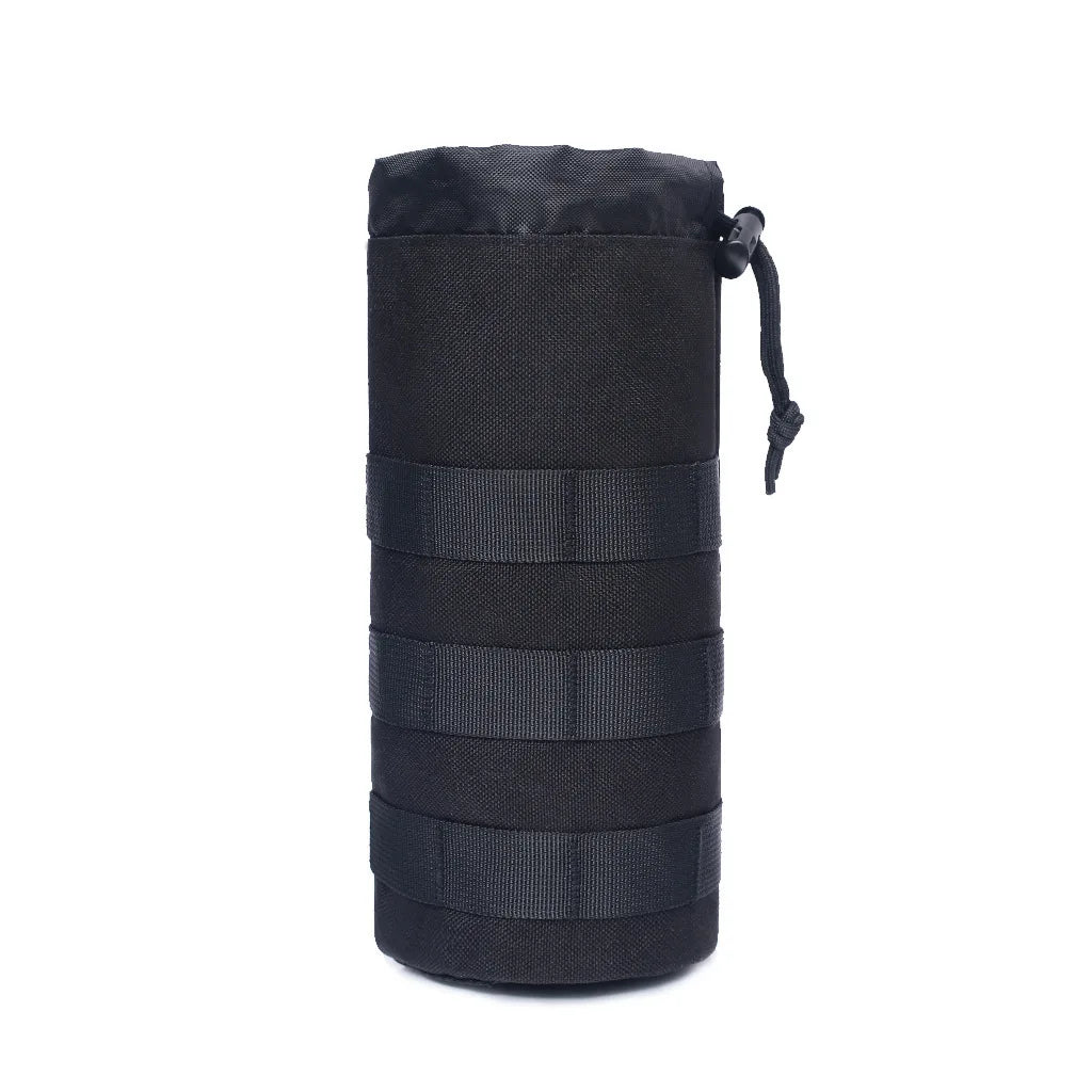 Outdoor Molle Water Bottle Bag Pouch Holder Travel Camping Hiking Cycling Fishing Hunting Water Bottle Kettle Carrier