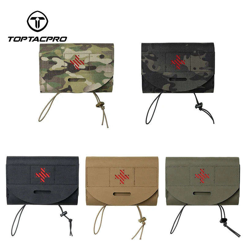 TOPTACPRO Tactical Medical Pouch First Aid Kit EMT IFAK Pouch MOLLE Micro  Blow-Out Pouch  EDC Emergency Bag 8532