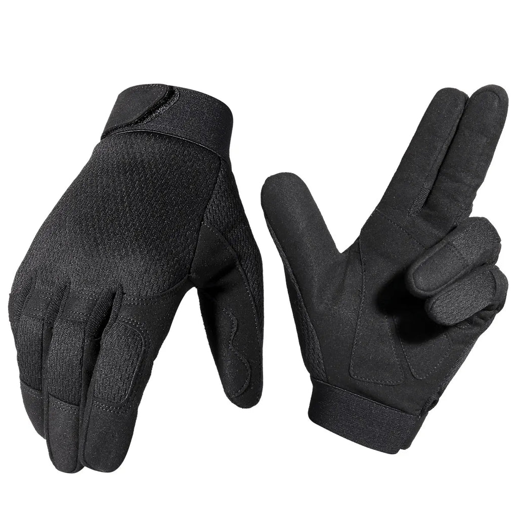 Outdoor Full Finger Gloves Anti Slip Lightweight Breathable Hunting Gloves for Hiking Camping Climbing Cycling Fishing Work