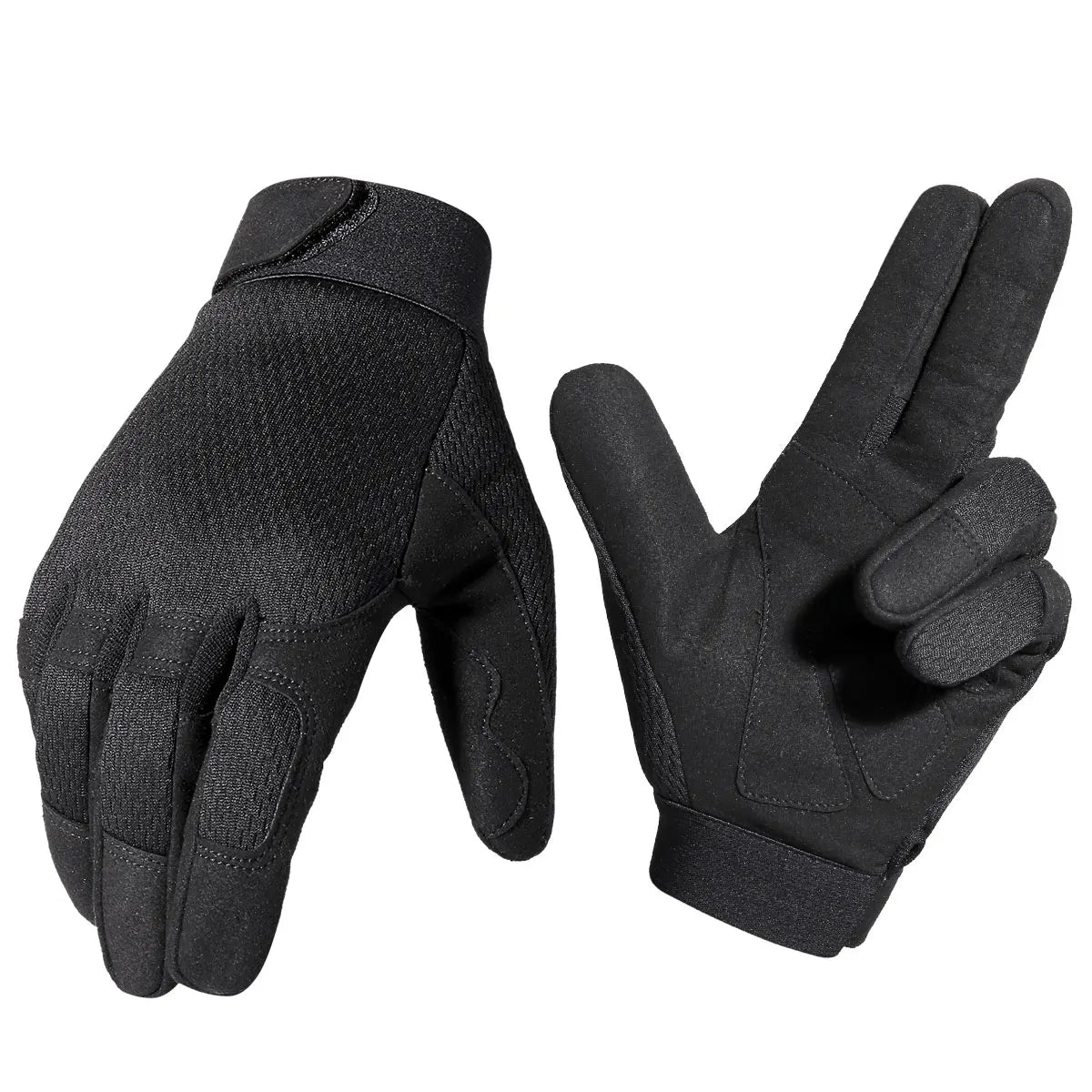 Outdoor Full Finger Gloves Anti Slip Lightweight Breathable Hunting Gloves for Hiking Camping Climbing Cycling Fishing Work