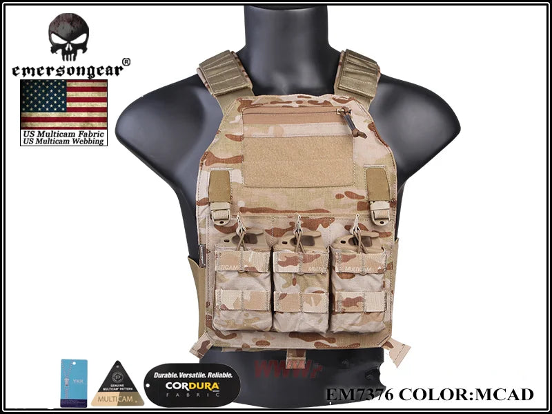 Emersongear 419PLate Carrier tactical Vest outdoor shooting Molle Combat 419 Vest WG MCAD