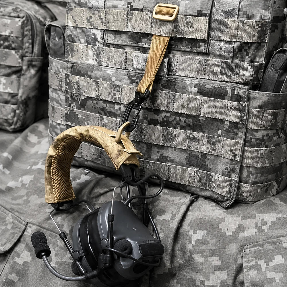 Noise Reduction Tactical Earmuff Extended Headband Hearing Protector Cover Shooting Soundproof Headset Ear Pad Accessories