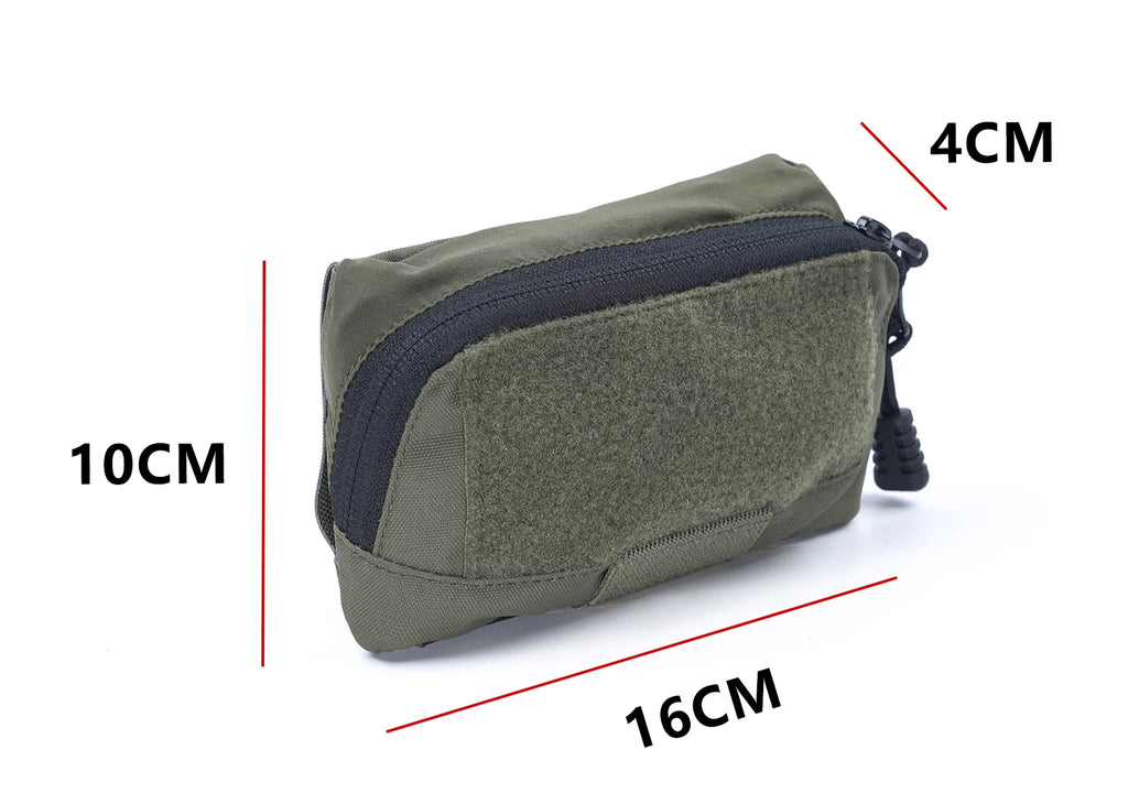 Tactical Molle Map Pouch Huting Equipment Ferro Concepts Airsoft Edc Bag Admin Panel Camping Accessories Outdoor Black